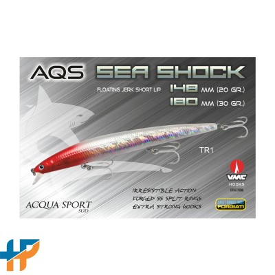 LONGJERK AQS SEA SHOCK 180mm / 30Gr Col. TR1